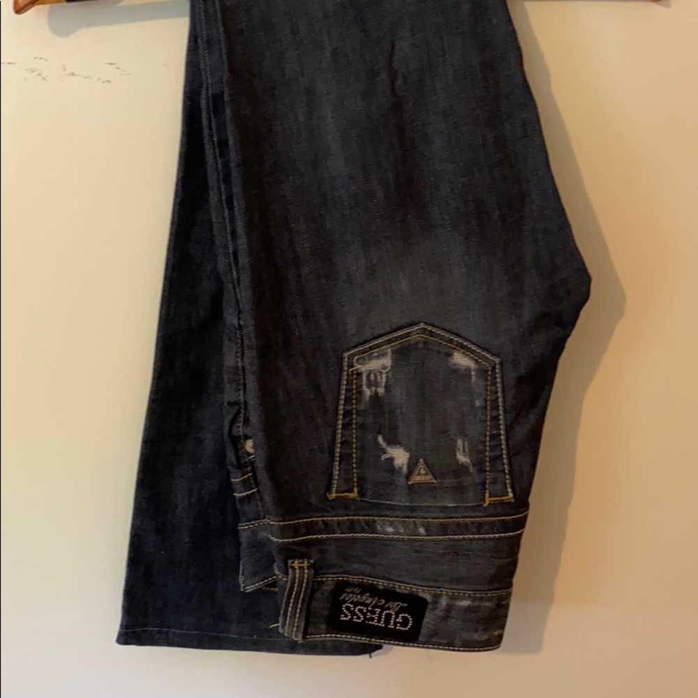 Distressed Guess Jeans size 28.  Boot cut.